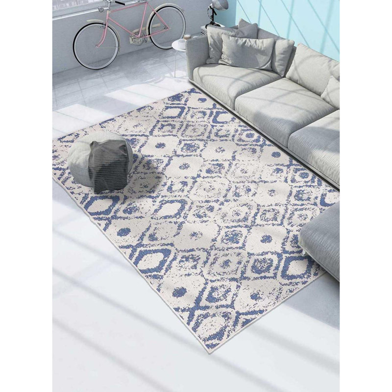 Frissell Oriental Hand Woven Indoor / Outdoor Area Rug, Rectangle 160 x 230cm