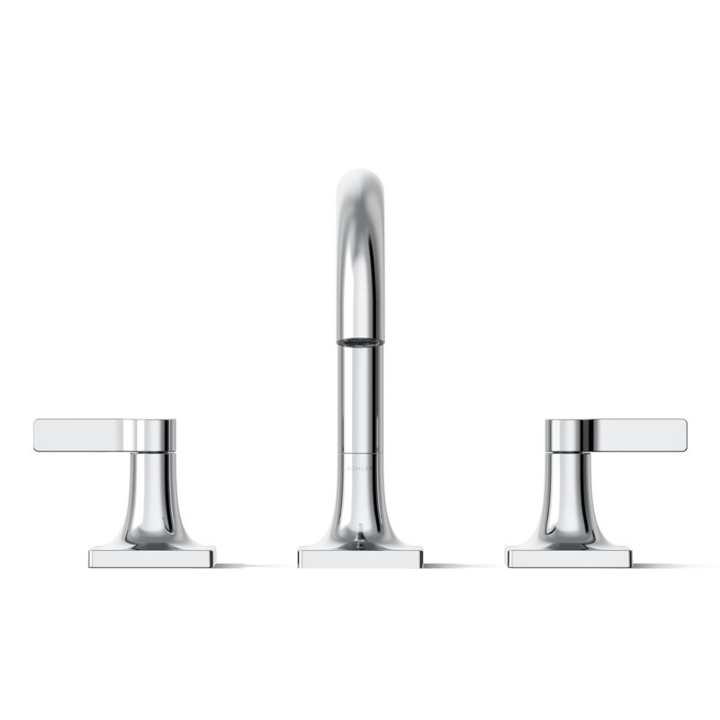 Venza Widespread Bathroom Sink Faucet, Polished Chrome, 1.2 GPM