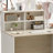 Jernigan 43.3'' H X 55.1'' W Rectangular Reception Desk with Filing Cabinet