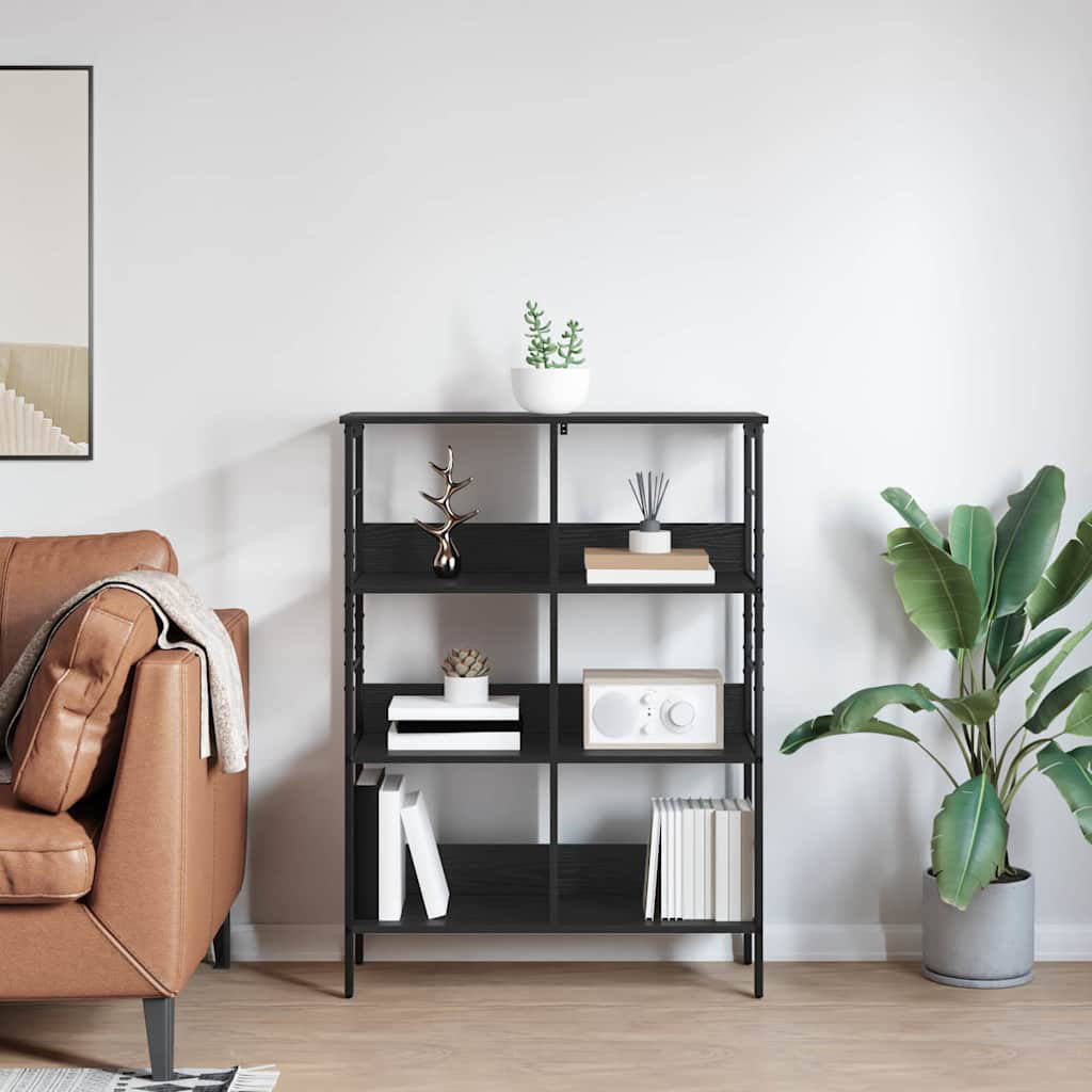82cm W Steel Etagere Bookcase
