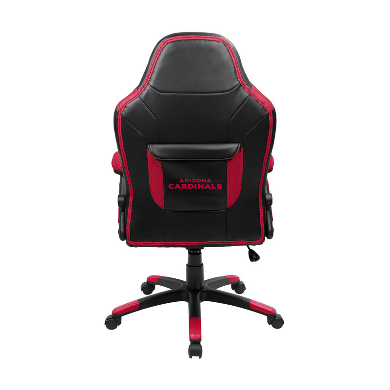 NFL Oversized Gaming Chair, Black and Red and Arizona Cardinals