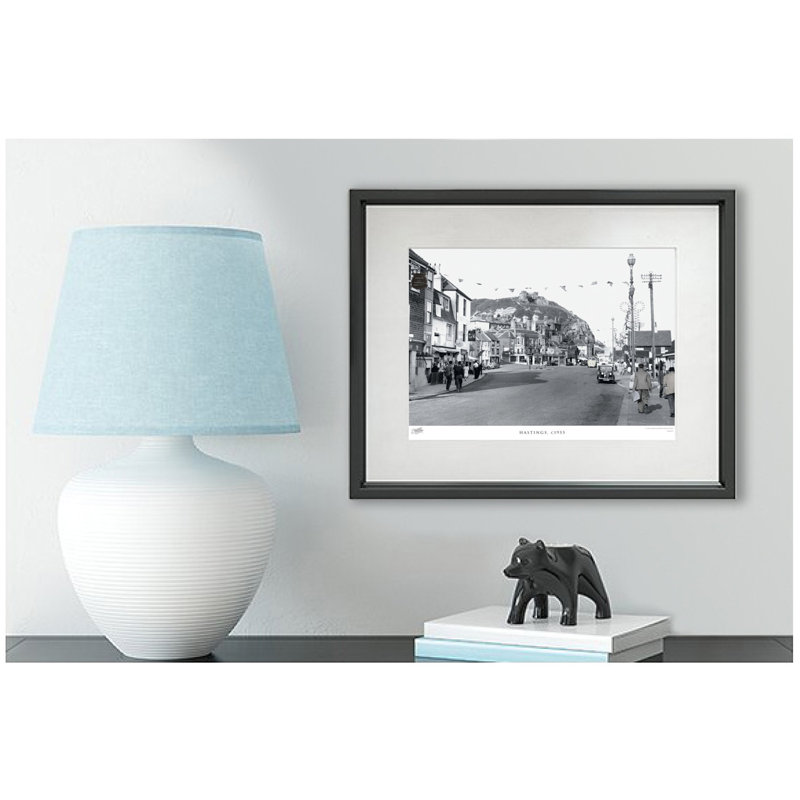Hastings, C1955 by Francis Frith - Single Picture Frame Print, 28cm H x 36cm W x 2.3cm D