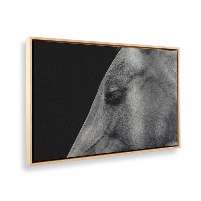 «Rest» par Nathan Larson, reproduction d'art, 36 W x 24 H, Tan, Framed Canvas