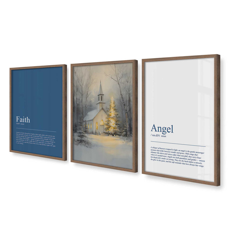 Heaven's Light, reproduction d'art, Noyer, H 11,5 po x l 28,5 po