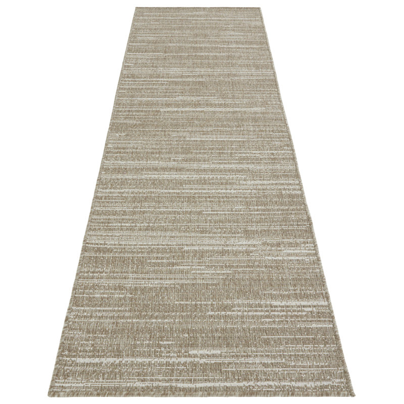 Machine Woven Linen Indoor/Outdoor Rug, Rectangle  80 x 150cm