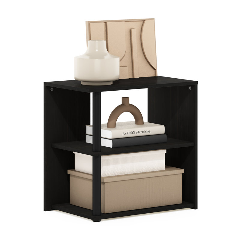 Crismatt End Table, Espresso/Black