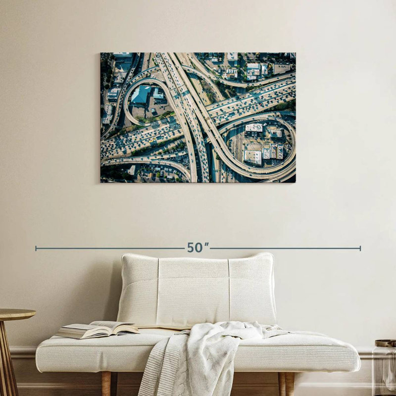 LA Freeway Interchange, 24" H x 36" W