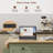 81.6" W Kitchen Island with Extendable Dining Table-1525000305