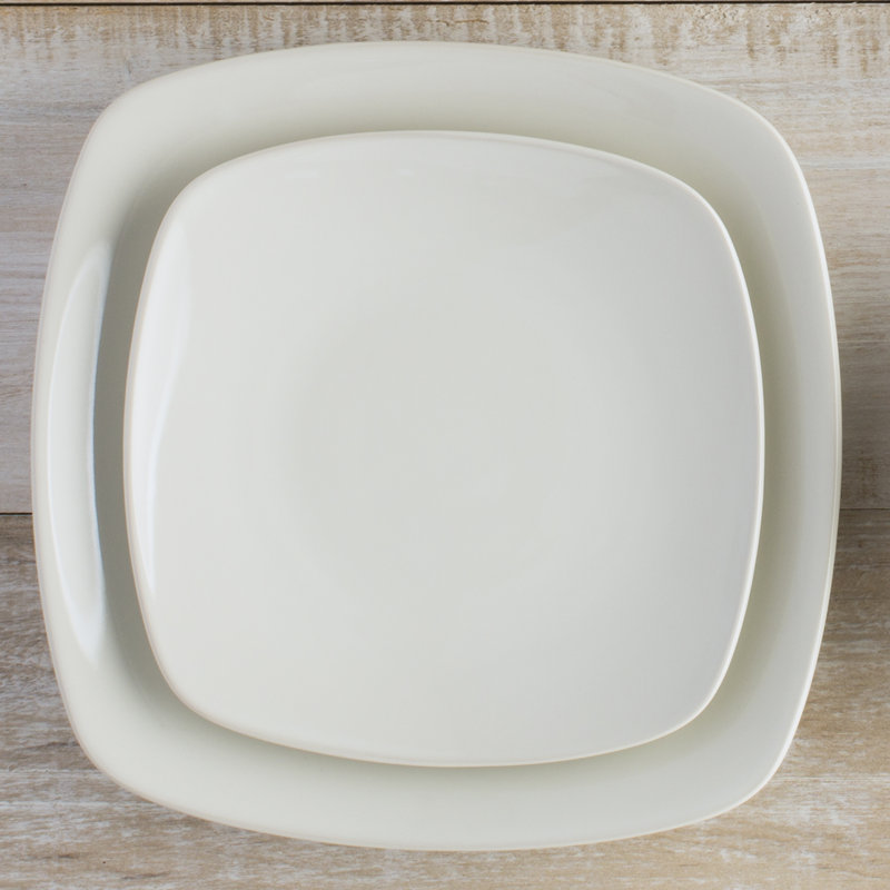 Noritake Colorwave 16-Piece Square Dinnerware Set, Service for 4, Naked