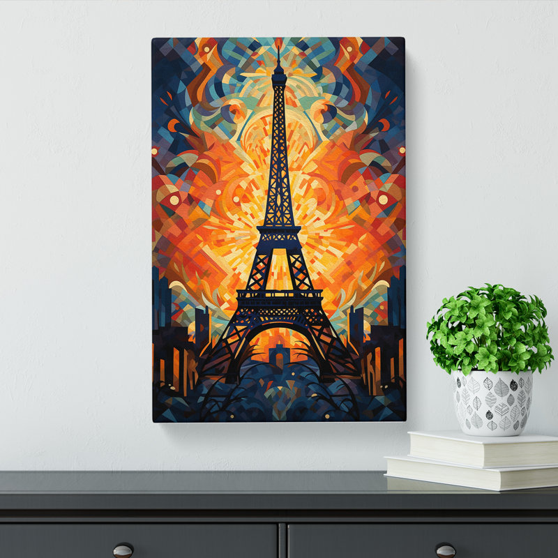 Eiffel Tower No.2 - Print, 50cm H x 35cm W x 3cm D