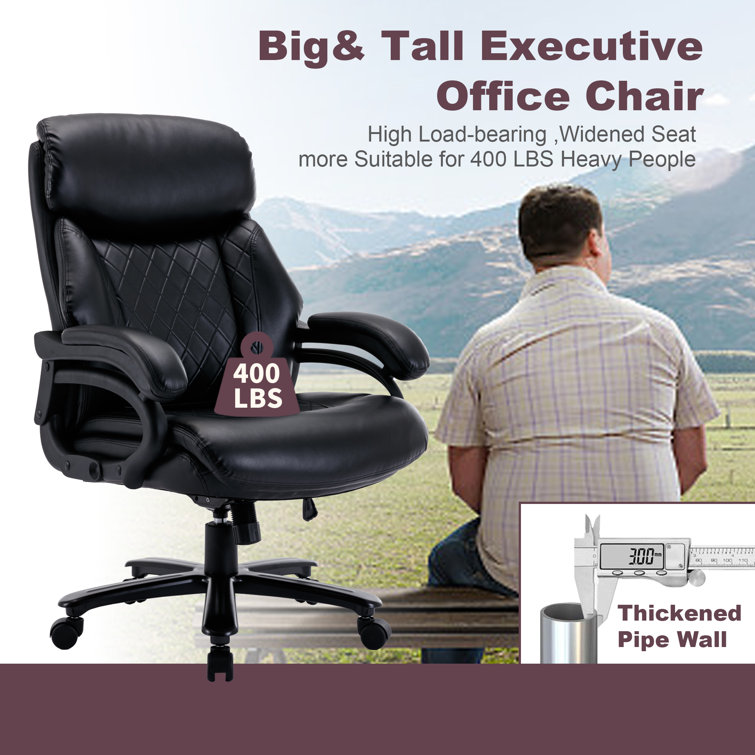 Inbox Zero Latashia Ergonomic Office Chair Mesh Big and Tall