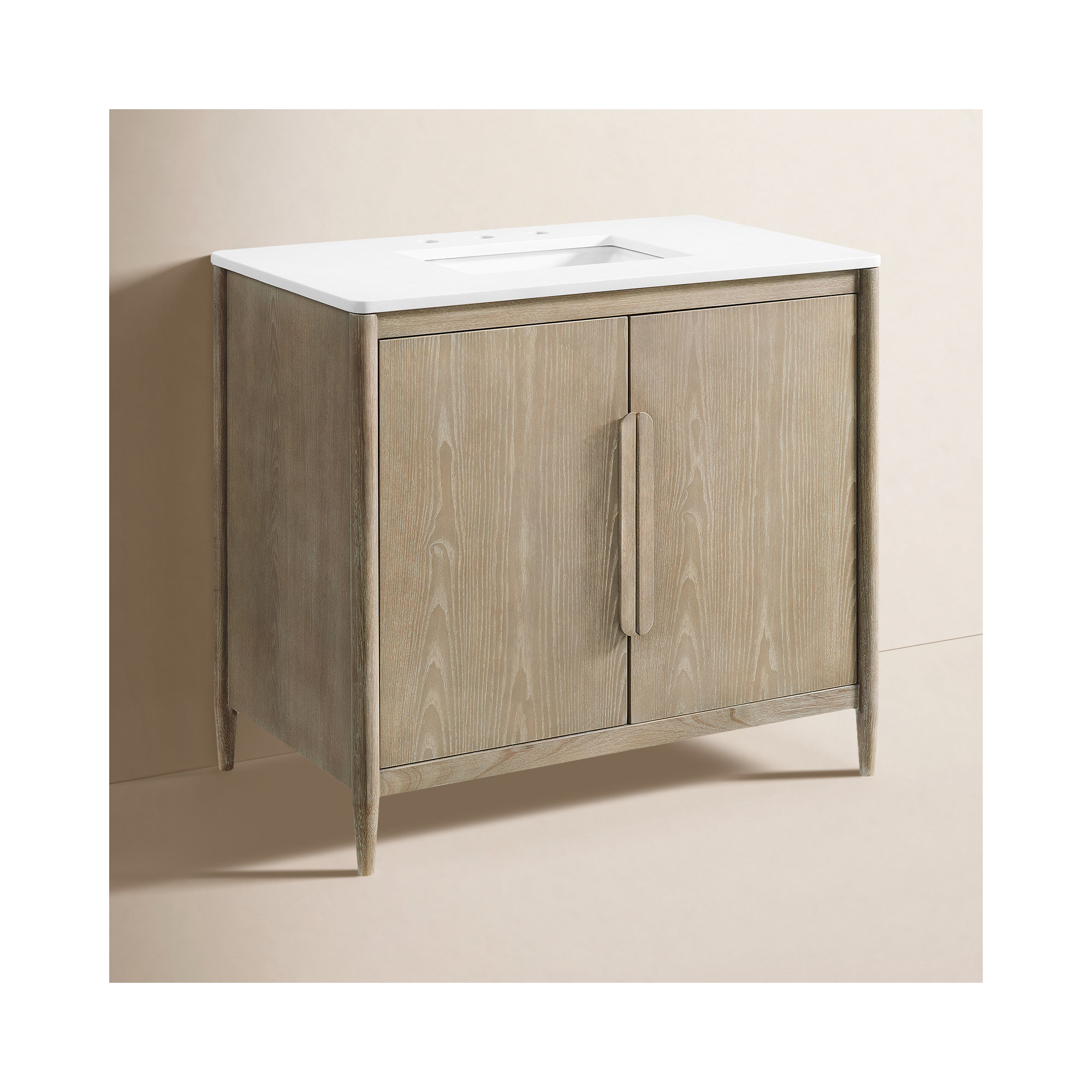 Elinor 36" Single Bathroom Vanity with Quartz Top 