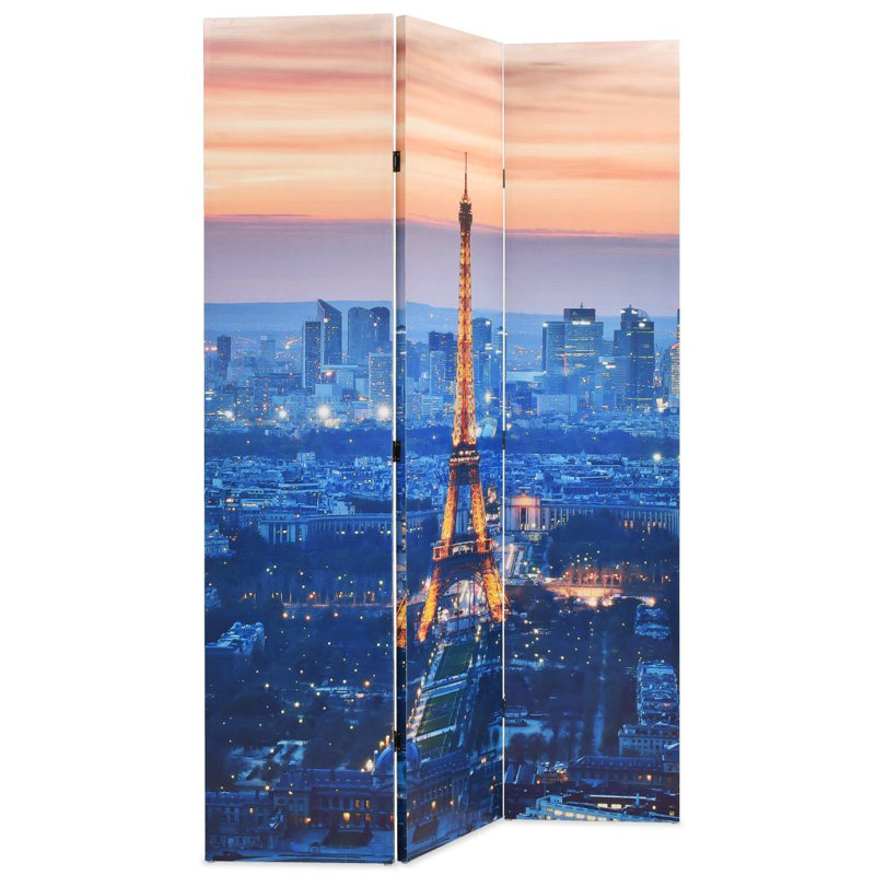Autberry 170cm H Folding Room Divider, 170cm H x 120cm W