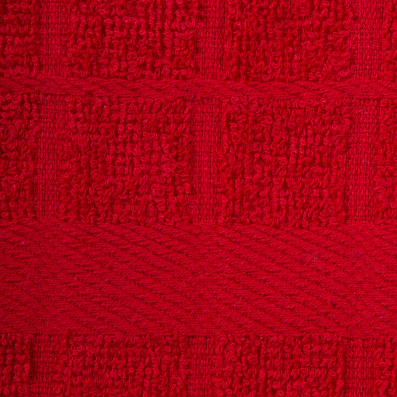Amarilda Cotton Waffle Dish Cloth Kitchen Towel, Red