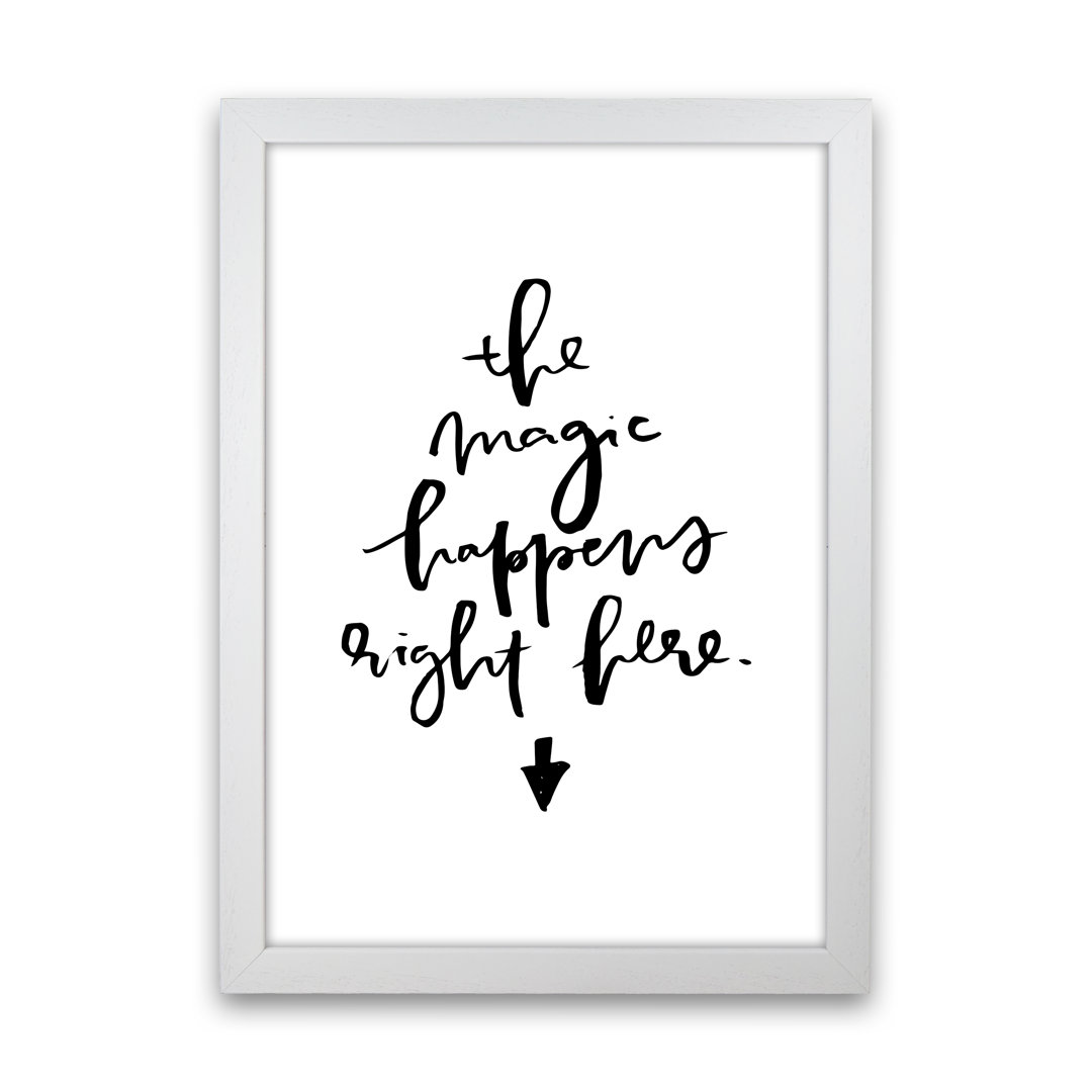 The Magic Happens Right Here by Planeta444 - Print