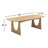 Tov Furniture Cybill Natural Ash Dining Table