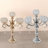 21.67'' H 5-Heads Crystal Tabletop Candelabra-1904423251