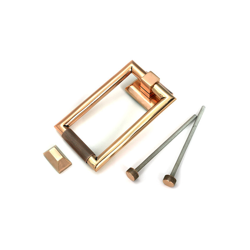 Brompton Door Knocker, Polished Bronze