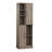 Wood Storage Cabinet With Customizable Storage, Brown Gray-553128798