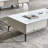 Italian Rock Slab Storage Coffee Table