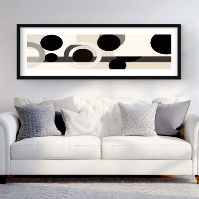 Grouped - Motif minimaliste, reproduction encadrée avec passe-partout