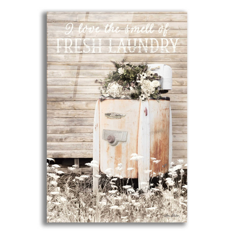 Fresh Laundry par Lori Deiter - impression sans cadre, H 24 po x l 16 po x P 0,2 po