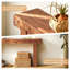 Console 63 po en bois massif - Table de ferme rustique pour entrée, couloir ou derrière le canapé, conception rectangulaire étroite