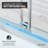 Ward Series 76 In. X 56-60 In. Frameless Sliding Shower Door In Polished Chrome With 3/8" (10Mm) Tempered Clear Glass-119446224