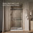 Levity Plus Less Sliding Shower Door, 81-5/8 In. H X 44-5/8 - 47-5/8 In. W, With 3/8 In.-Thick Crystal Clear Glass-71812665