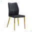 Table de salle à manger rectangulaire moderne minimaliste avec chaises en cuir de polyuréthane 6 pièces