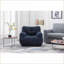 Fauteuil à billes doux en tissu doux et ergonomique Enfants | Bleu foncé | Ours en peluche-1529484884