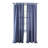Mini Check Tabtop Light Filtering Deep Blue/White Curtain Panel Pair (Set of 2)-75050678