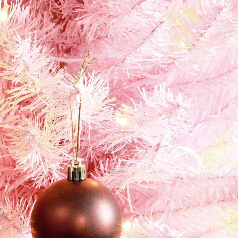 Arbre de Noël avec base en métal et lumières DEL
