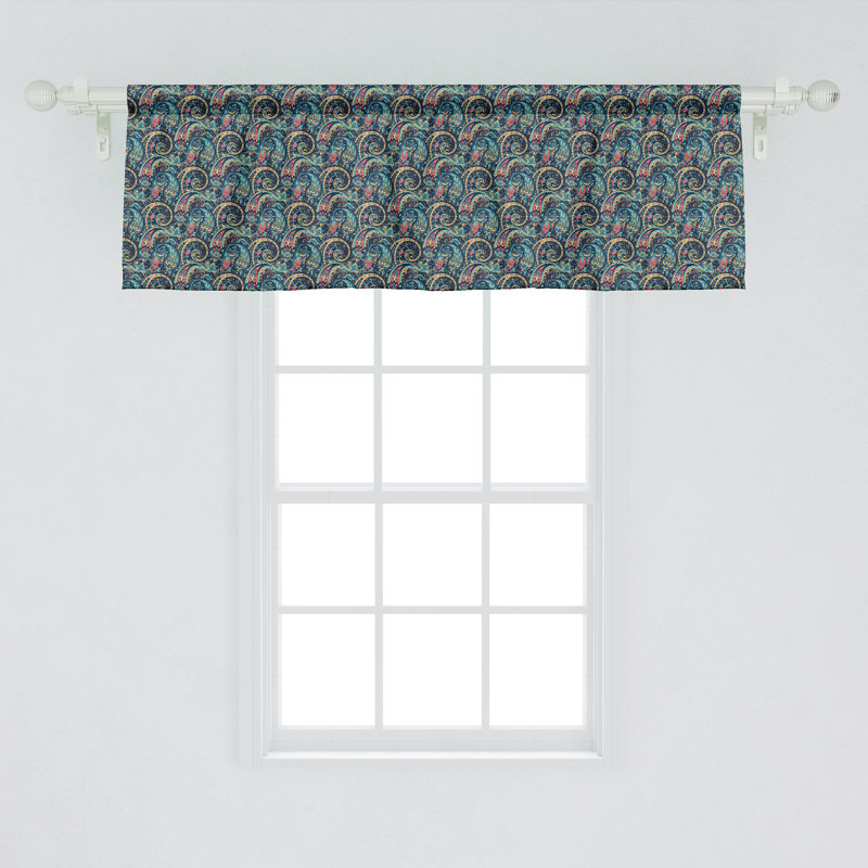 Ensemble de 2 cantonnières Ambesonne Paisley, L 54 po x L 12 po