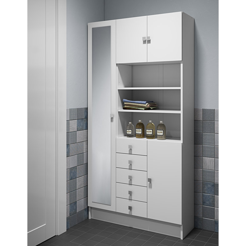 Arignote Linen Cabinet, White