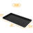 Washer Dryer Countertop With Edge, 54" X 27.5" Laundry Wood Shelf Topper Organizer For Hamper And Storage (black)