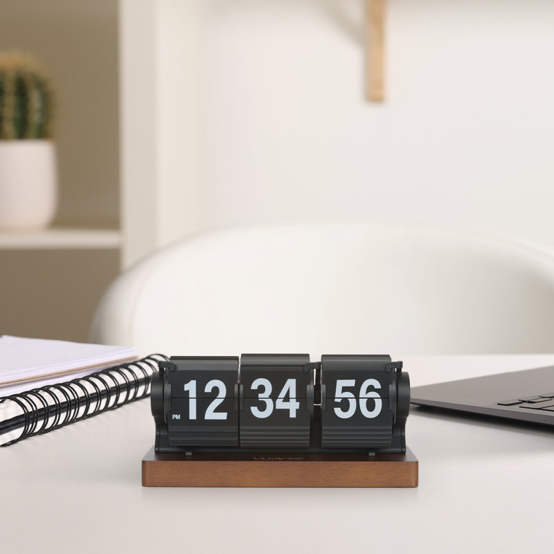 Horloge de table Rollins, Noir