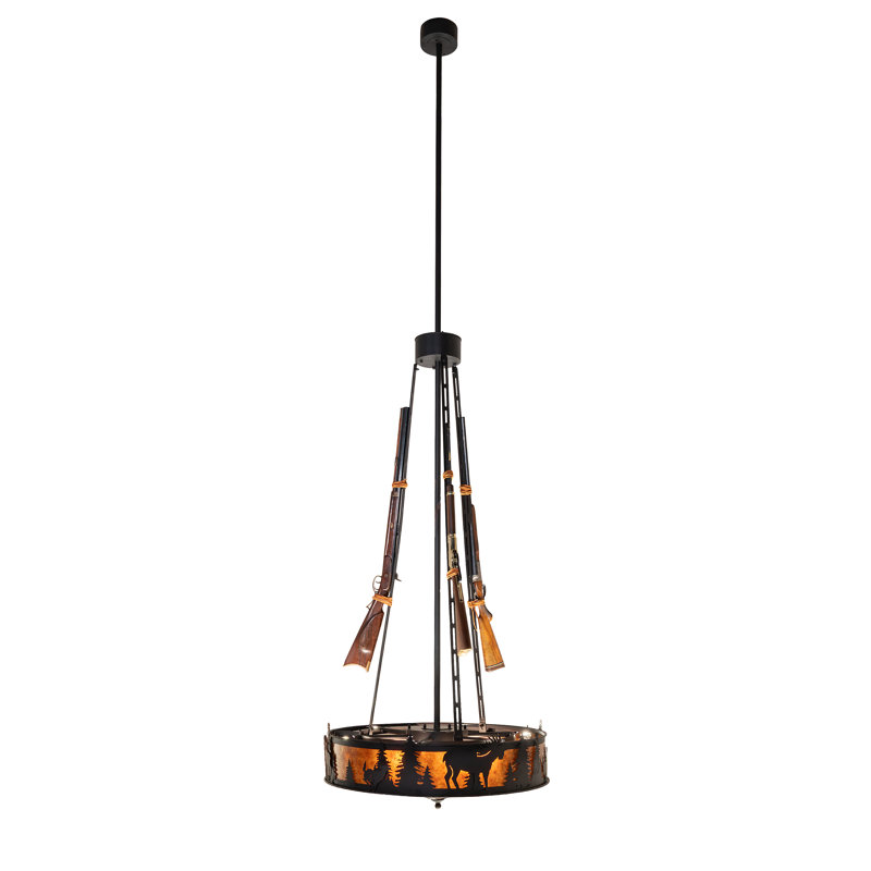 36" Wide Roosevelt Inverted Pendant