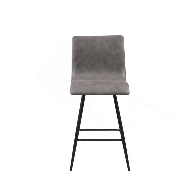 Tabouret de comptoir pivotant en similicuir