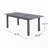 Myren Modern Farmhouse Expandable Solid Natural Acacia Wood Outdoor Dining Table with Slatted Top and Umbrella Hole-1772423793