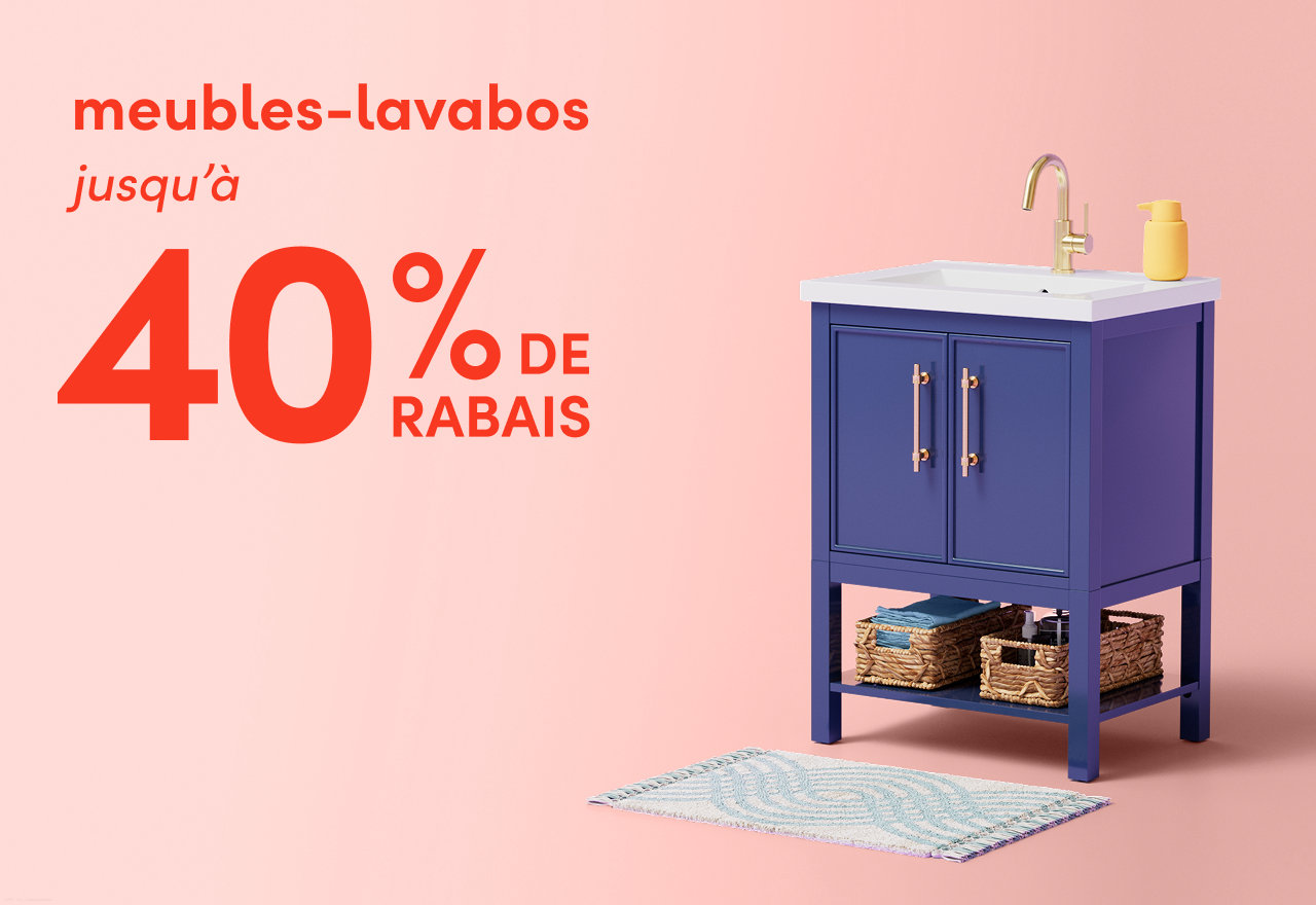 meubles-lavabos en solde