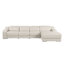 Canapé modulaire en forme de L en cuir italien de qualité supérieure Fairbrook 4 pièces avec 3 fauteuils inclinables électriques et appuie-tête réglables Fairbrook-1761430924-1761430922