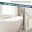 Topcraft Single Handle Floor Mounted Freestanding Tub Filler with Hand shower-114775094