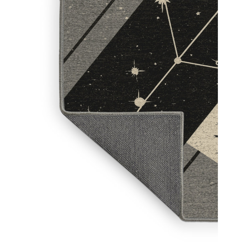 Tapis doux et moelleux moderne et contemporain Howell, 5 x 8