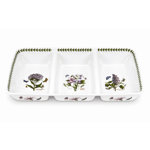 Portmeirion Botanic Garden 3-Section Server 17 X 9.5"