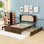 Grand lit avec tiroirs de rangement et gigogne gigogne simple TG-2124110993