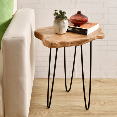 Centerview Solid Wood Top Single End Table