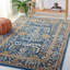 Antiquity Hand-Tufted Dark Blue Area Rug-914316686