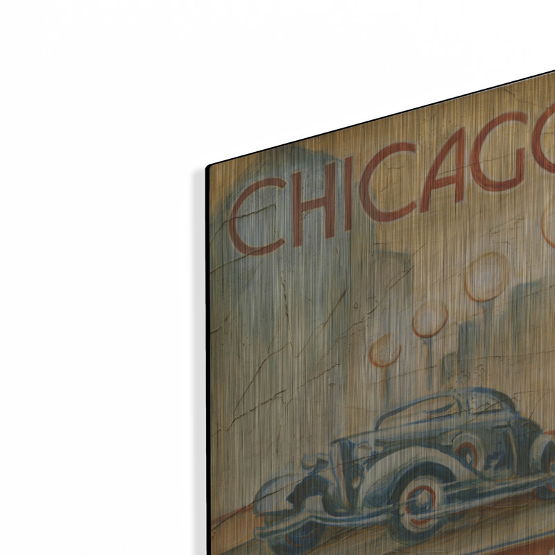 «Chicago Auto Club» par Ethan Harper, H 16 po x l 12 po