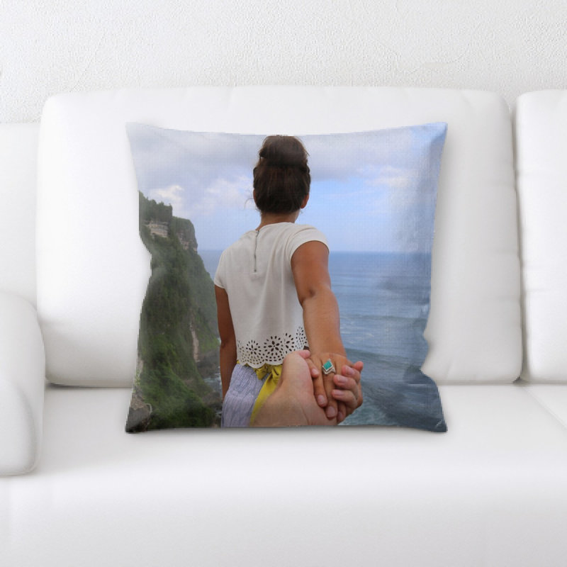 Microsuede Throw Pillow